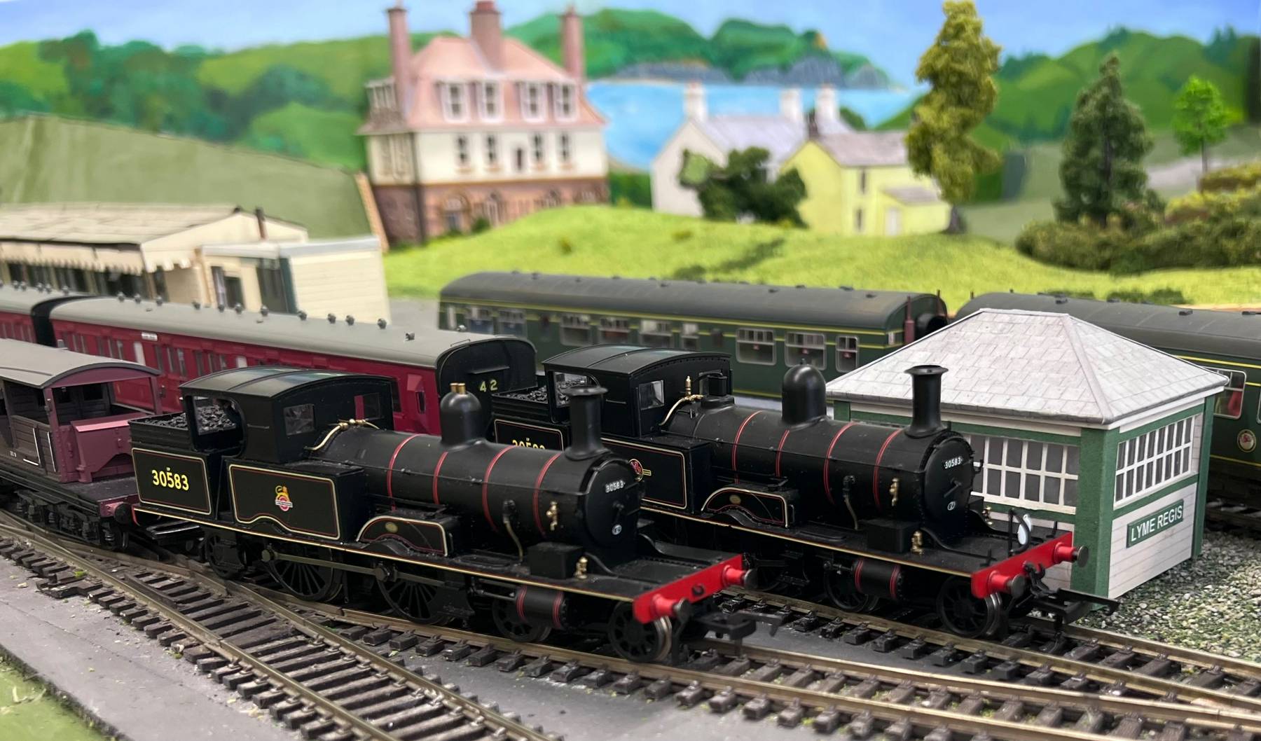 Model of Lyme Regis Railway Station