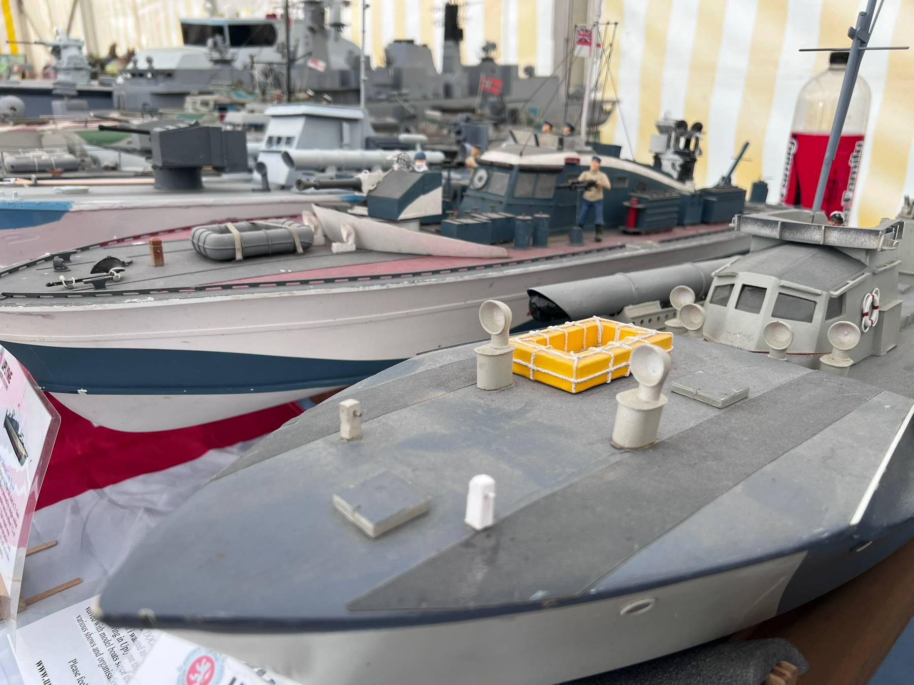 Model boats display