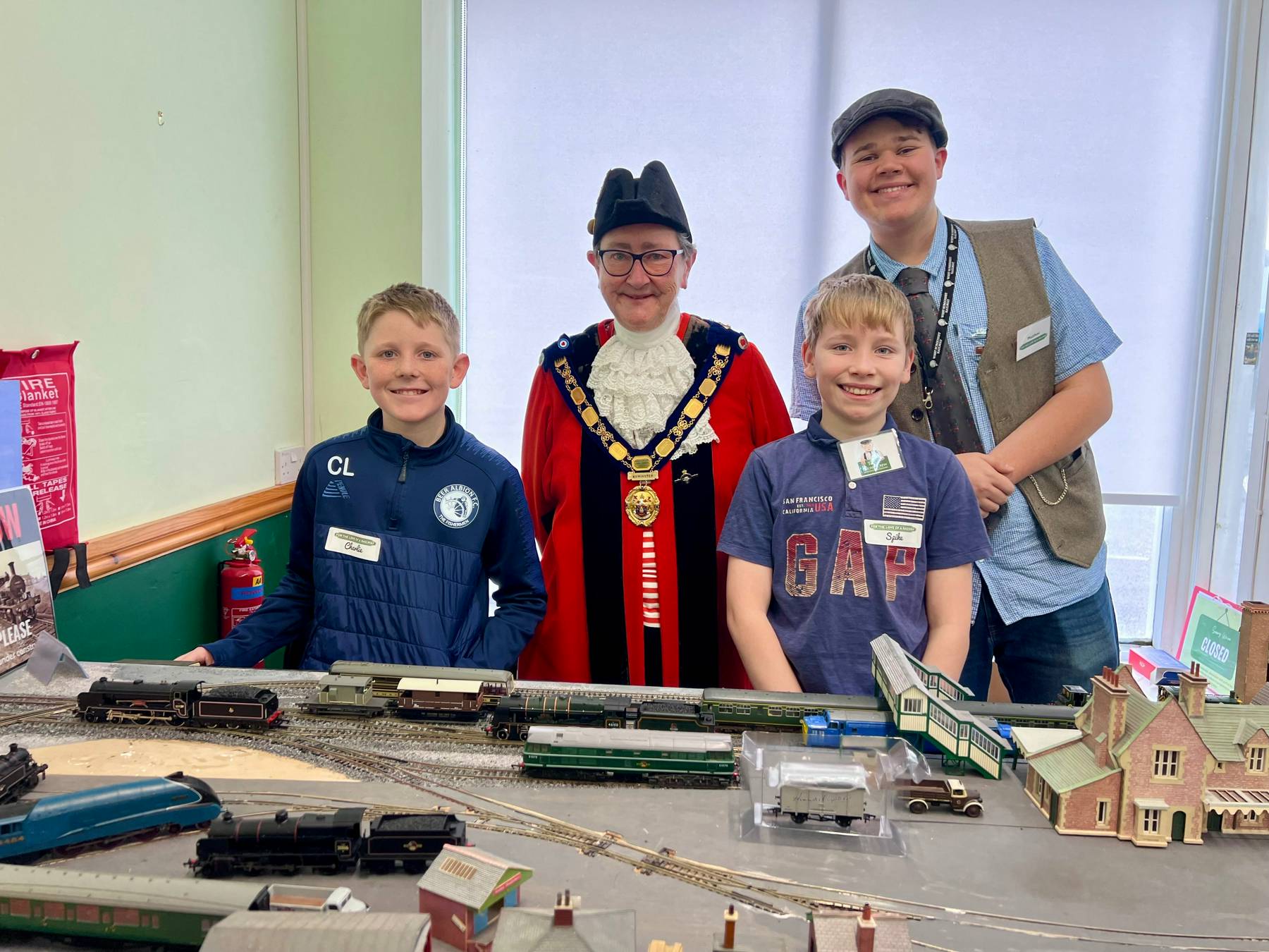 The Mayor opens our Depot
