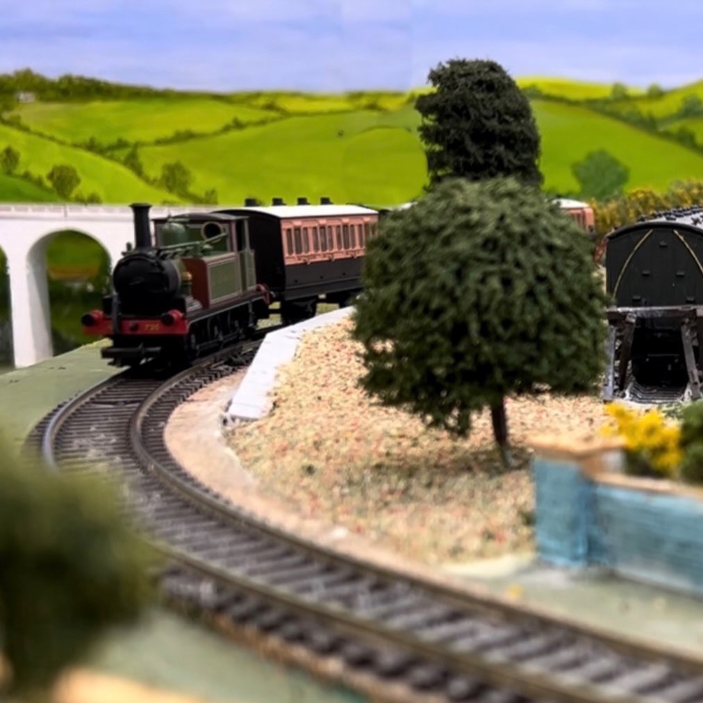  Model railway scene